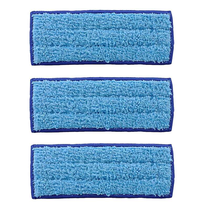 3 Pack Washable Mopping Pads ,for Jet 240 241 ,Blue