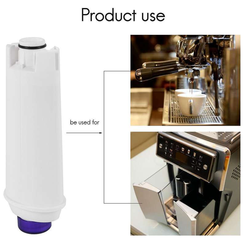 3 Packs Coffee Machine Water Filter for Dlsc002 Replacement Filter with Activated Carbon