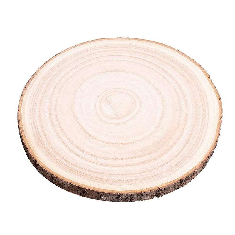 3 Pcs 10-12 Inch Wood Slices for Centerpieces, Wood Rounds for Wedding Centerpiece, Diy Projects, P