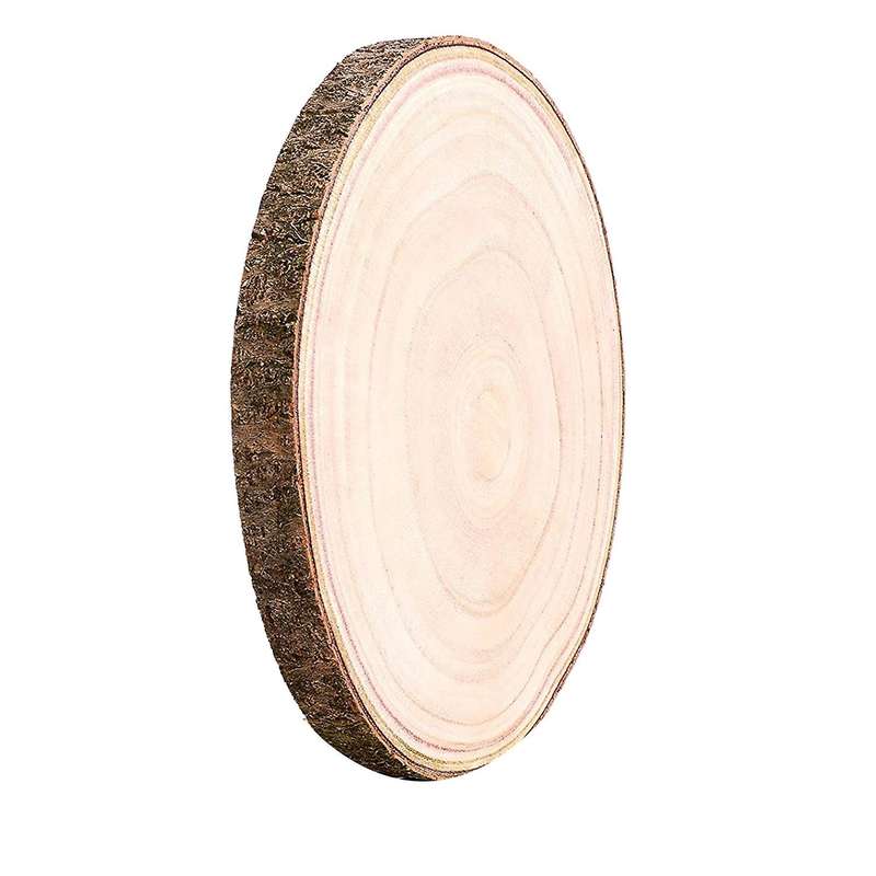 3 Pcs 10-12 Inch Wood Slices for Centerpieces, Wood Rounds for Wedding Centerpiece, Diy Projects, P