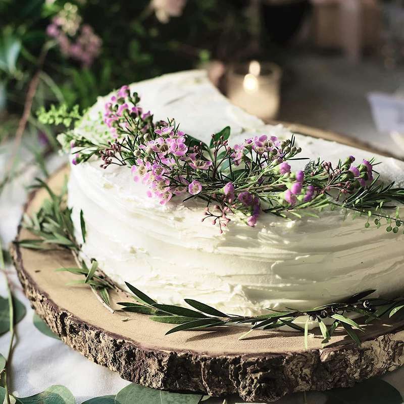 3 Pcs 10-12 Inch Wood Slices for Centerpieces, Wood Rounds for Wedding Centerpiece, Diy Projects, P