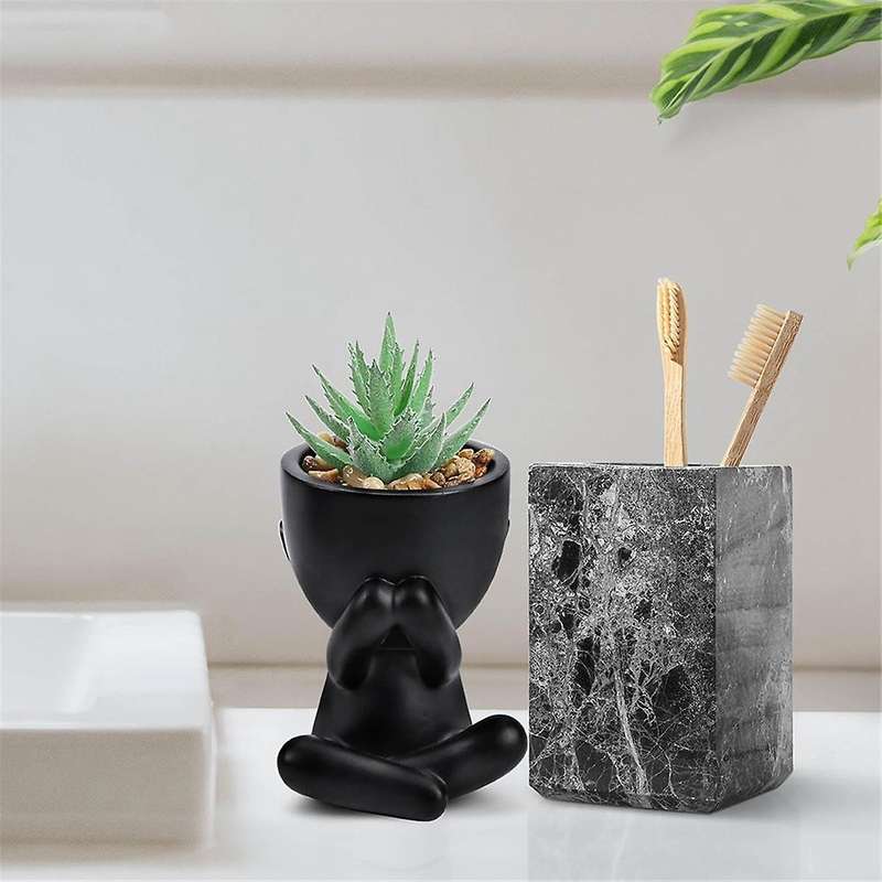 3 Packs Plants Artificial Succulents Plants for Room Bathroom Home Office Desk Accessories Decor