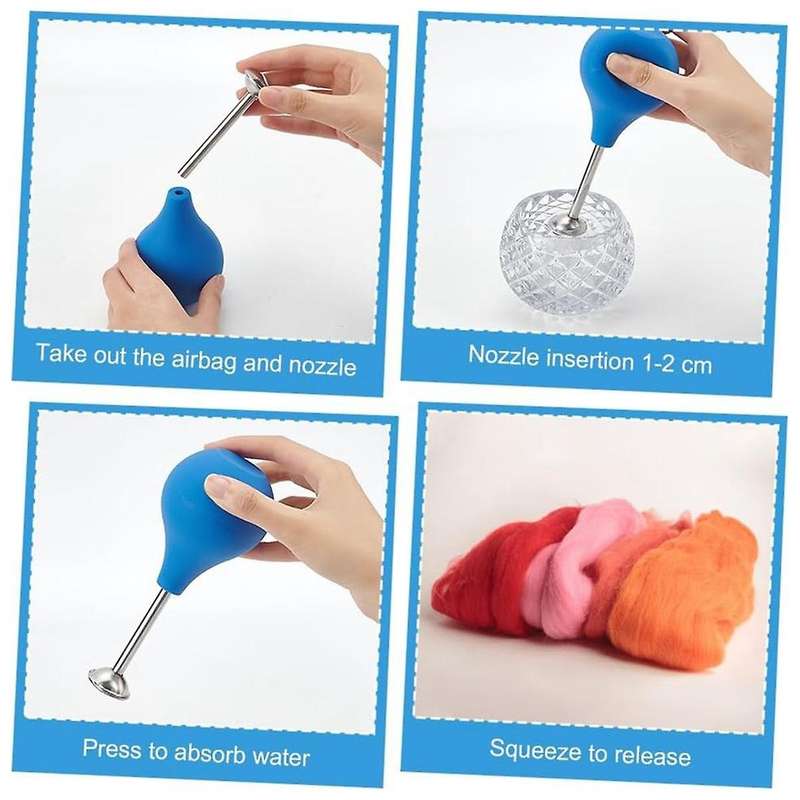 3 Pcs Ball Wet Felting Sprinkler Squeeze Sprinkler Wet Felting Tools Watering Sprinkler Nozzle