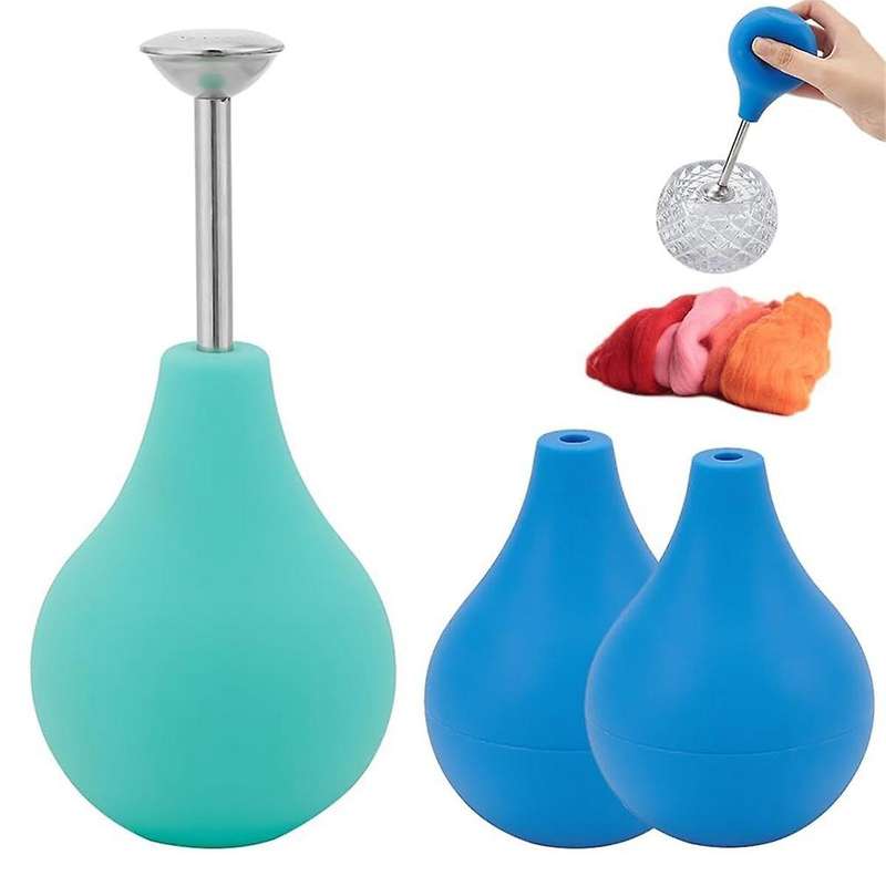 3 Pcs Ball Wet Felting Sprinkler Squeeze Sprinkler Wet Felting Tools Watering Sprinkler Nozzle