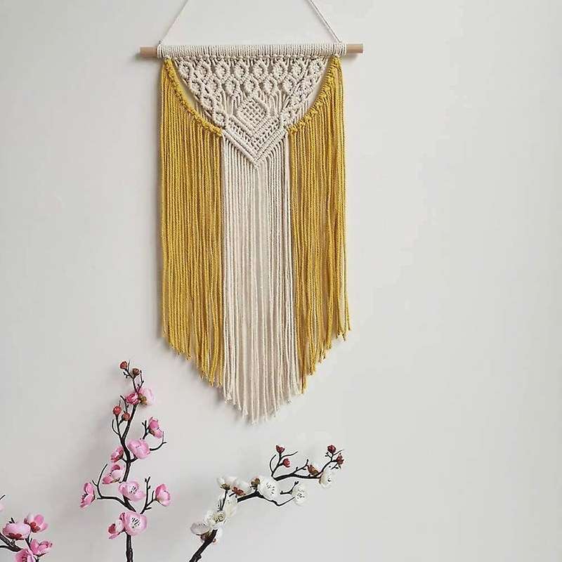 3 Pcs Boho Macrame Wall Hanging Decor- Beautiful Home Decorative Wall Art Macrame Tapestries for Apa