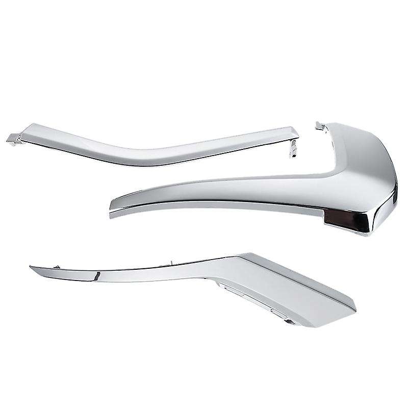 3 Pcs Car Right Front Bumper Splitter Lip Body Kit Spoiler Diffuser Lip Chin Bumper for 2016-2019