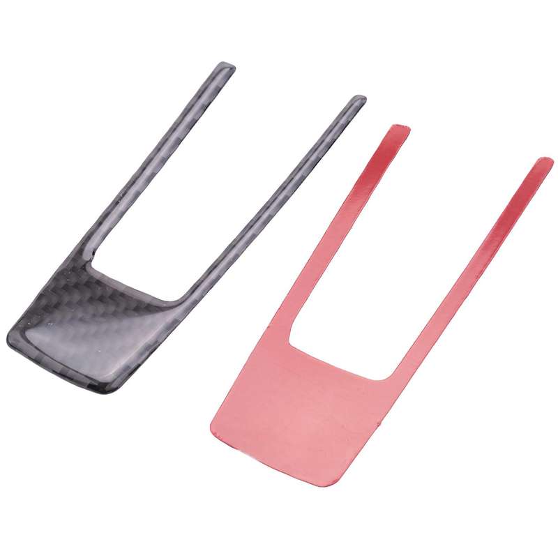 3 PCS Car Carbon Steering Wheel Key Frame Sticker, Car Interior Modification Parts for 2009-2013