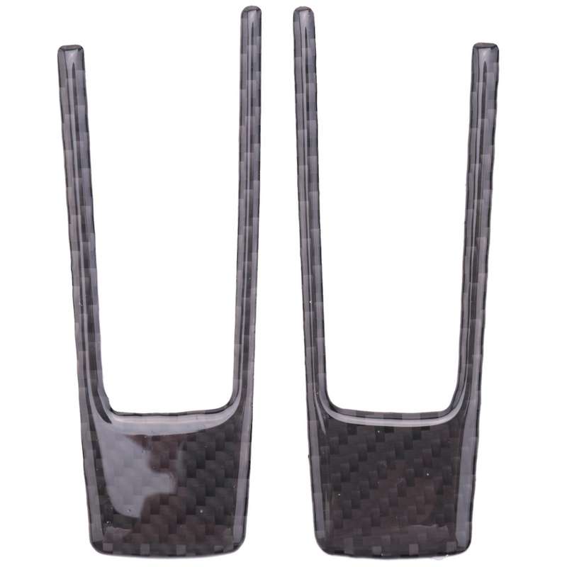 3 PCS Car Carbon Steering Wheel Key Frame Sticker, Car Interior Modification Parts for 2009-2013