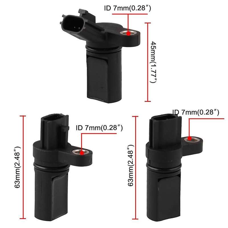 3 Pcs Camshaft / Crankshaft Position Sensor for FX35 G35 I35 M35 350Z 23731-AL61A 23731-AL60C