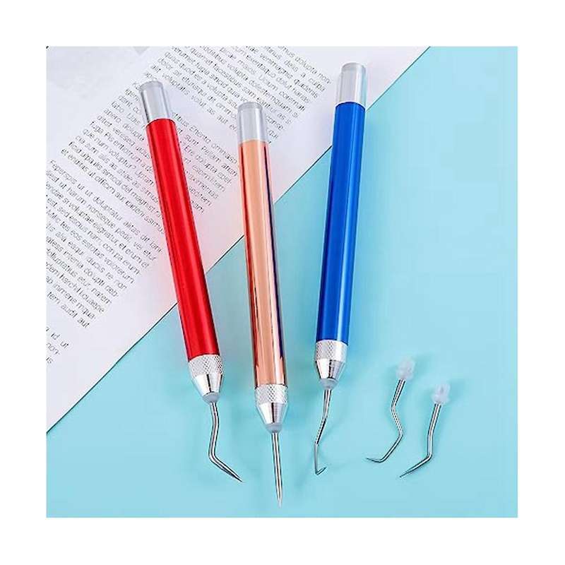 3 Pcs LED Weeding Tools for Vinyl, Vinyl Weeding Tool with Light with Pin and Hook, for Crafting, ,