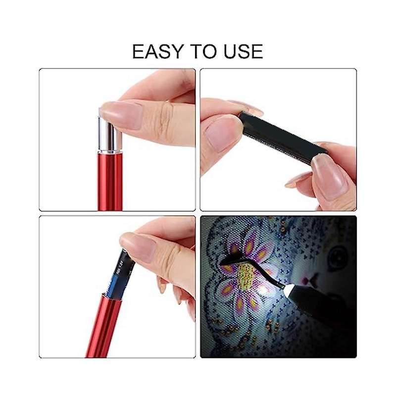 3 Pcs LED Weeding Tools for Vinyl, Vinyl Weeding Tool with Light with Pin and Hook, for Crafting, ,