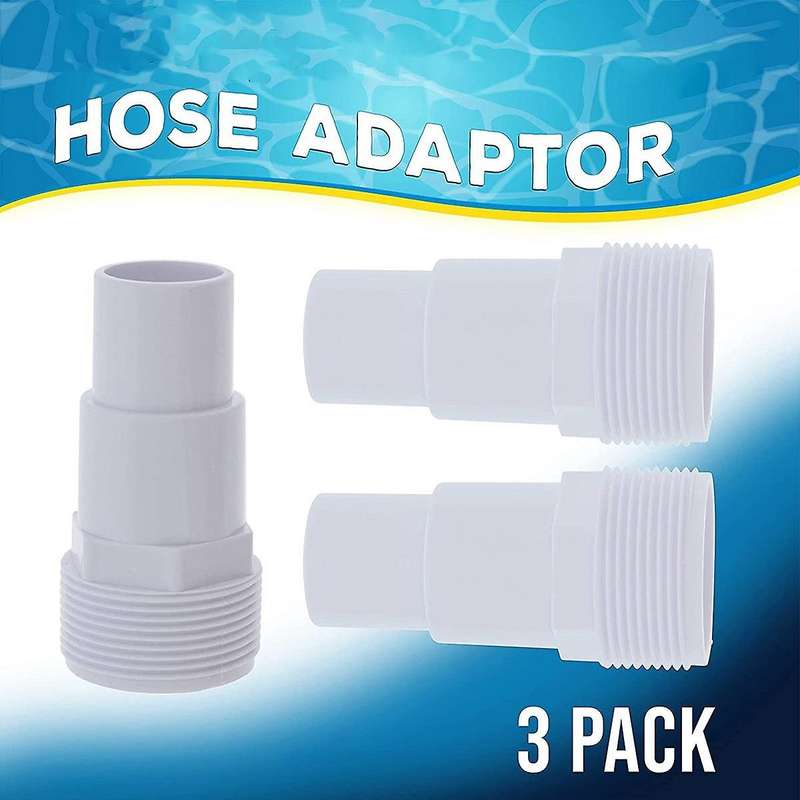 3 Pcs Replacement Universal Combo Hose Adapter,for Above-ground Pool Pump,filter,skimmer for Spx109