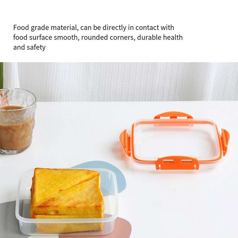 3 Pcs Sandwich Containers - Microwave and Dishwasher Safe Kitchen Storage Containers with Upgraded S