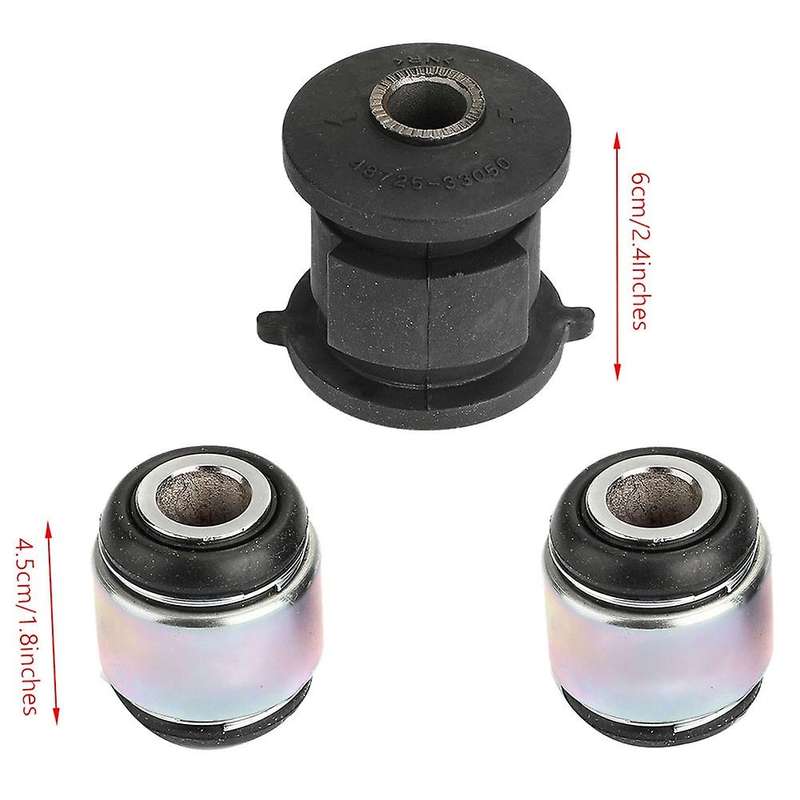 3 Pcs Rear Arm Bushing Assembly for 48725-33050 42210-20010