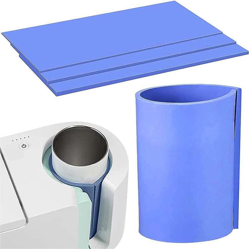 3 Pcs Sublimation Tumbler Wrap Silicone Sheets with Mug Press Bundle Accessories and Mug Press Subl