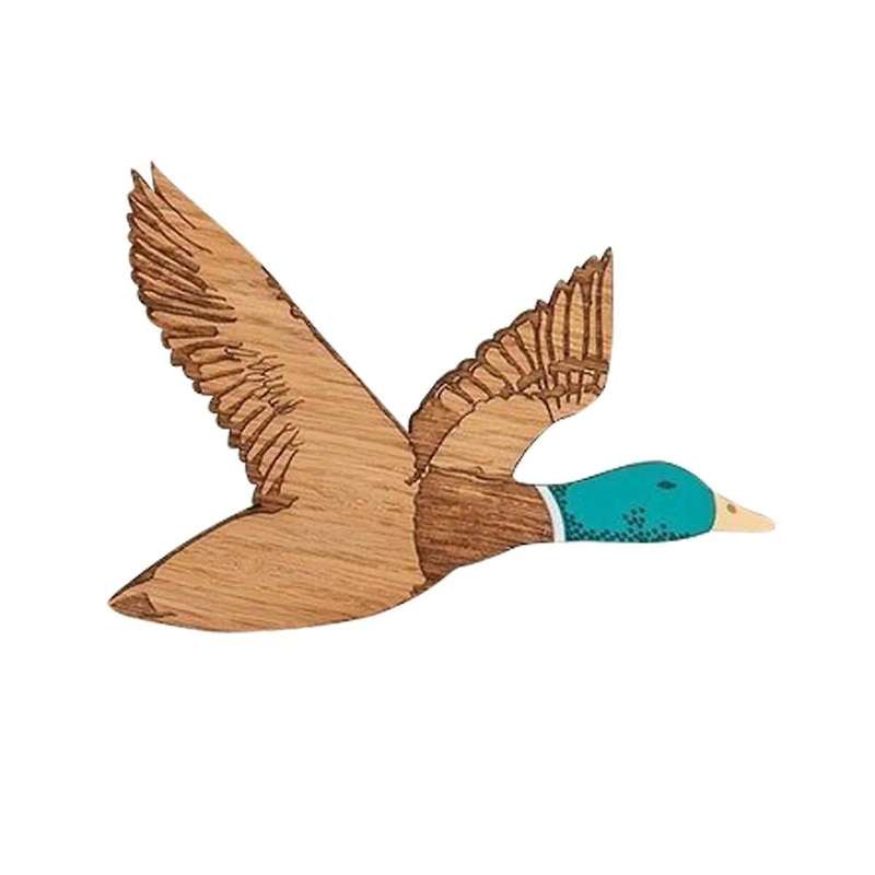 3 Pcs Wooden Ducks Wall Decor for Bedroom Rustic Farm Carved Wood Wall Art for Room Kitchen Office