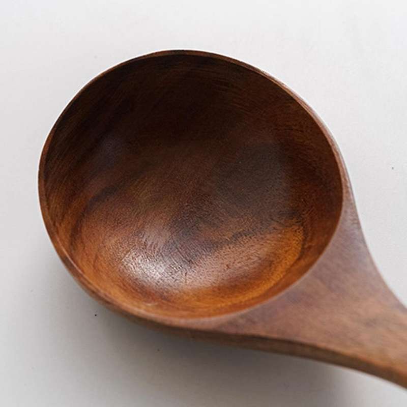 3 Pcs Wooden Spatula Cooking Shovel Spoon Rice Spoon Wooden Soup Spoon Cooking Utensils Non-Stick Co