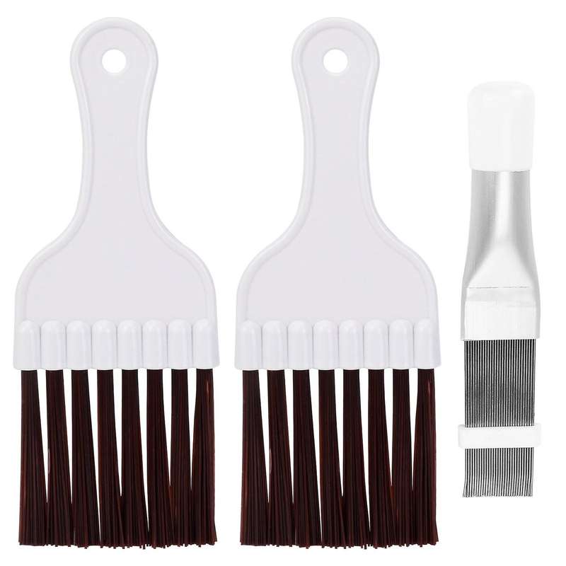 3 Pieces Air Conditioner Condenser Fin Comb, Fin Cleaning Brush Air Conditioner Fin Cleaner Refrige