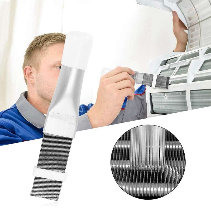 3 Pieces Air Conditioner Condenser Fin Comb, Fin Cleaning Brush Air Conditioner Fin Cleaner Refrige
