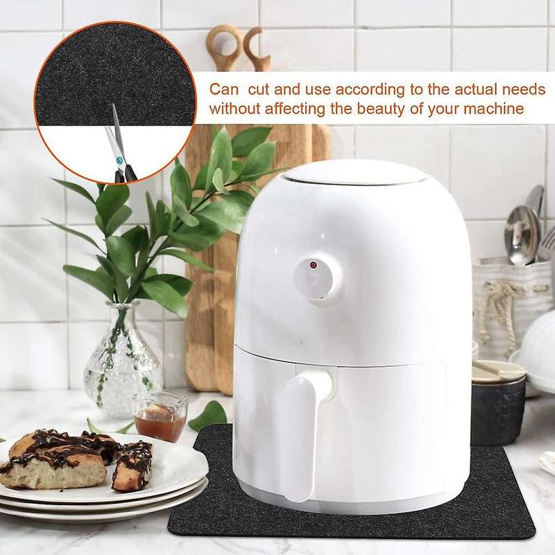 3 Pieces Heat Resistant Mat for Fryer Countertop Heat Protector Non-Slip Heat Proof Mat Kitchen Hot