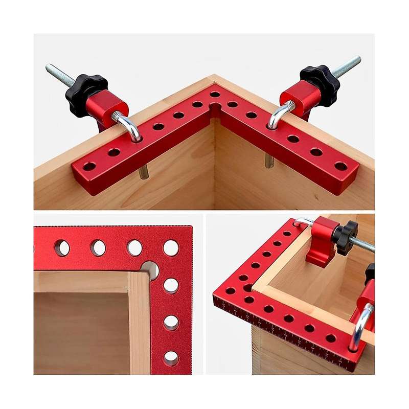 3 Pieces Of 140mm Woodworking Right-angle Fixture Right-angle Fixing Clamp L-shaped Auxiliary Fixtur