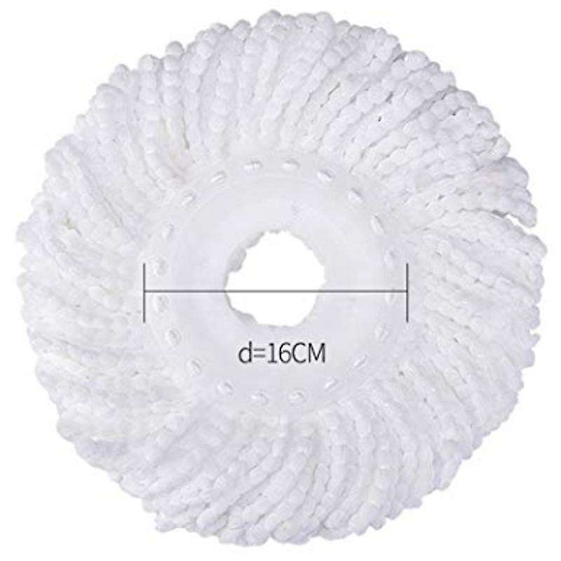 3 Replacement Mop -Head Refill for 360 Spin Mop-Microfiber Replacement -Round Shape Standard Size