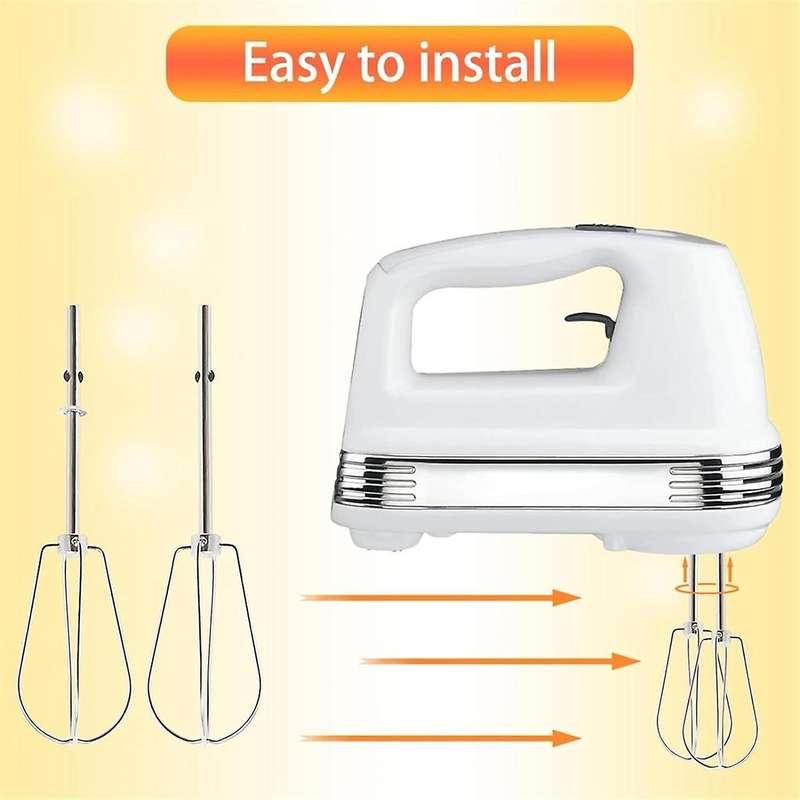 3 Sets Hand Mixer Beaters Attachments for Replacement W10490648
