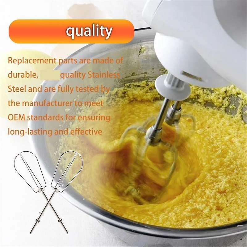 3 Sets Hand Mixer Beaters Attachments for Replacement W10490648