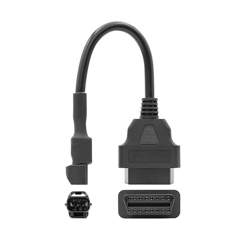 3 to 16 Pin Motorcycles OBD Adaptors OBD2 Diagnostic Cable Extension Connectors for KYMCO Motorcycle
