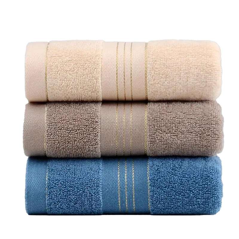 3 Towels Thickened Absorbent Towel Pure Cotton Quick Absorbent Soft Quick Dry Thickened Face Towel