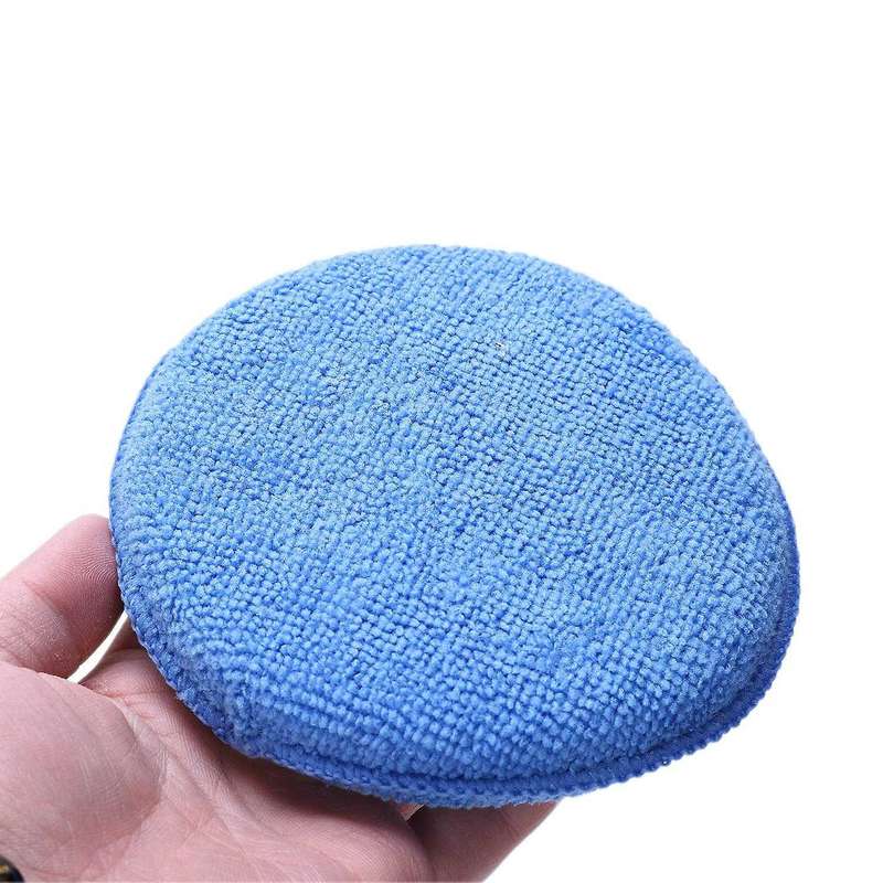 3 X Microfibre Foam Sponge Polish Wax Applicator Pads Car Home Cleaning