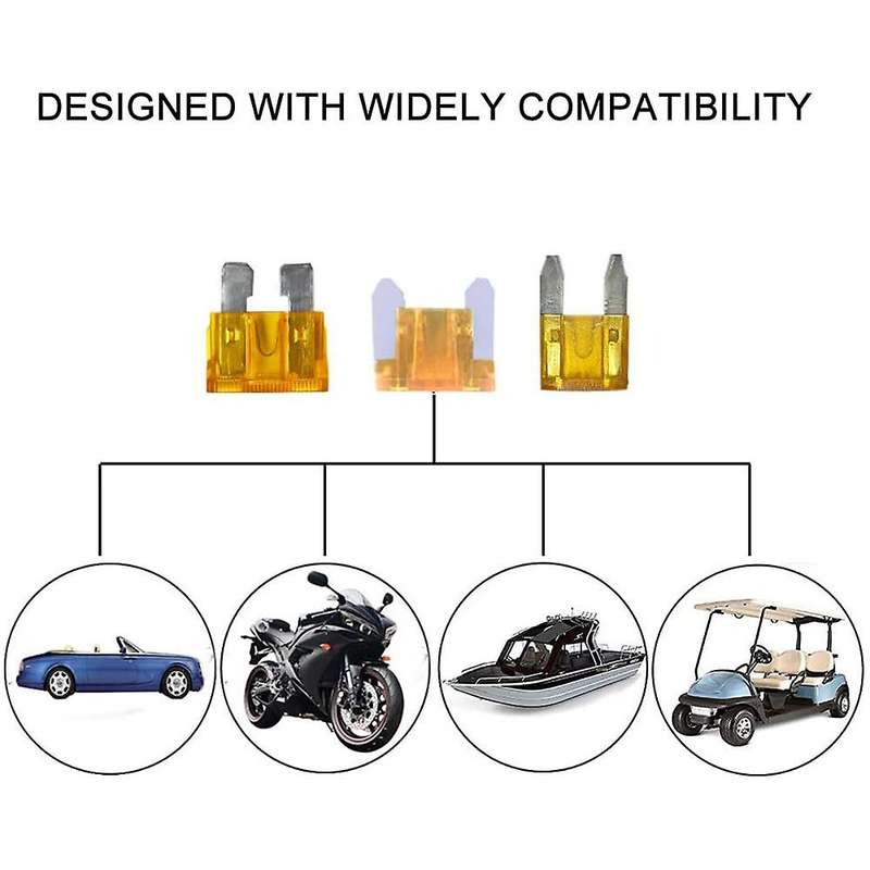 3 Types Add-A-Circuit Adapter & Fuse Kit - Fuse Tap Fuse Holder with Fuse for Trucks Boats