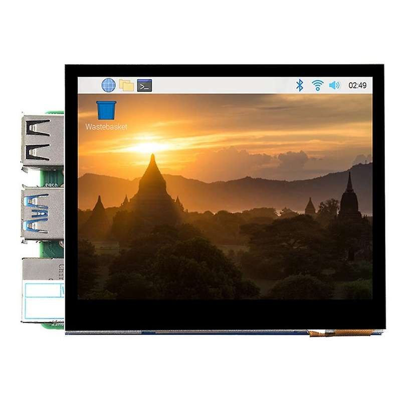 3.5 Inch 262K Color Display Capacitive Contact LCD Display Module DPI Communication, Suitable for