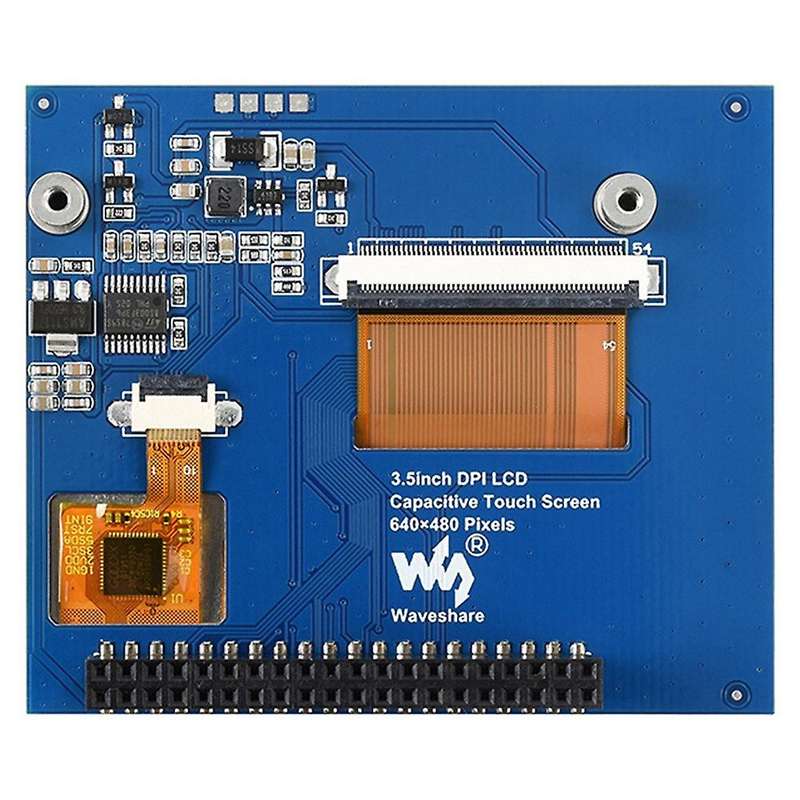 3.5 Inch 262K Color Display Capacitive Contact LCD Display Module DPI Communication, Suitable for