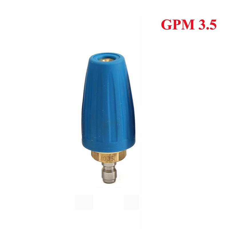 3.5 GPM 400PSI Turbo Rotating Spray Nozzle 360 Degree Rotating Turbo for Pressure Washer with 1/4inc