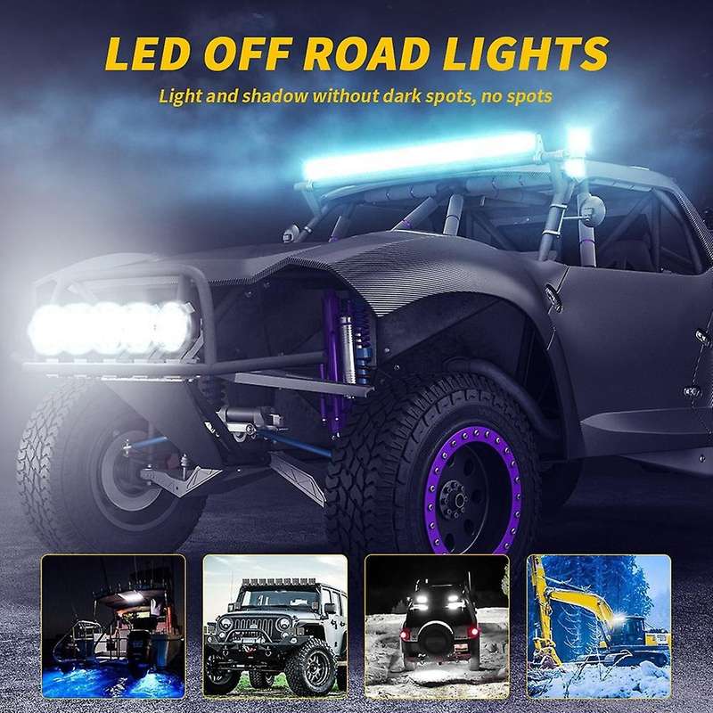 3.5 Inch LED Headlight Round LED Fog Light Driving Light Turn Signal Light for Accessories Pair