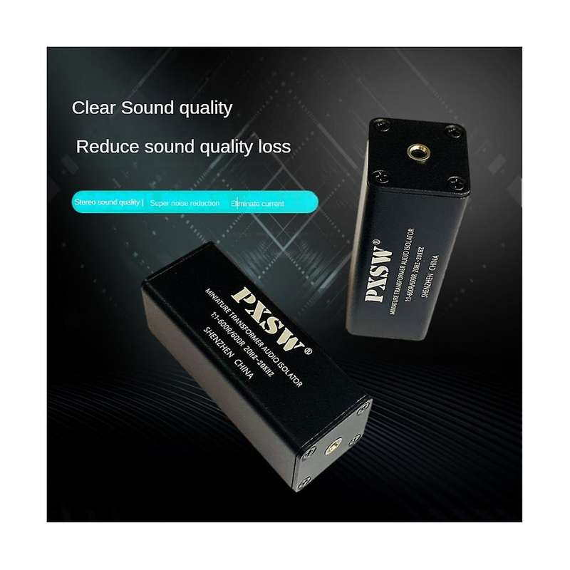 3.5mm Aux Audio Noise Filter Audio Isolator Current Sound Noise Isolator to Eliminate Audio Noise Co