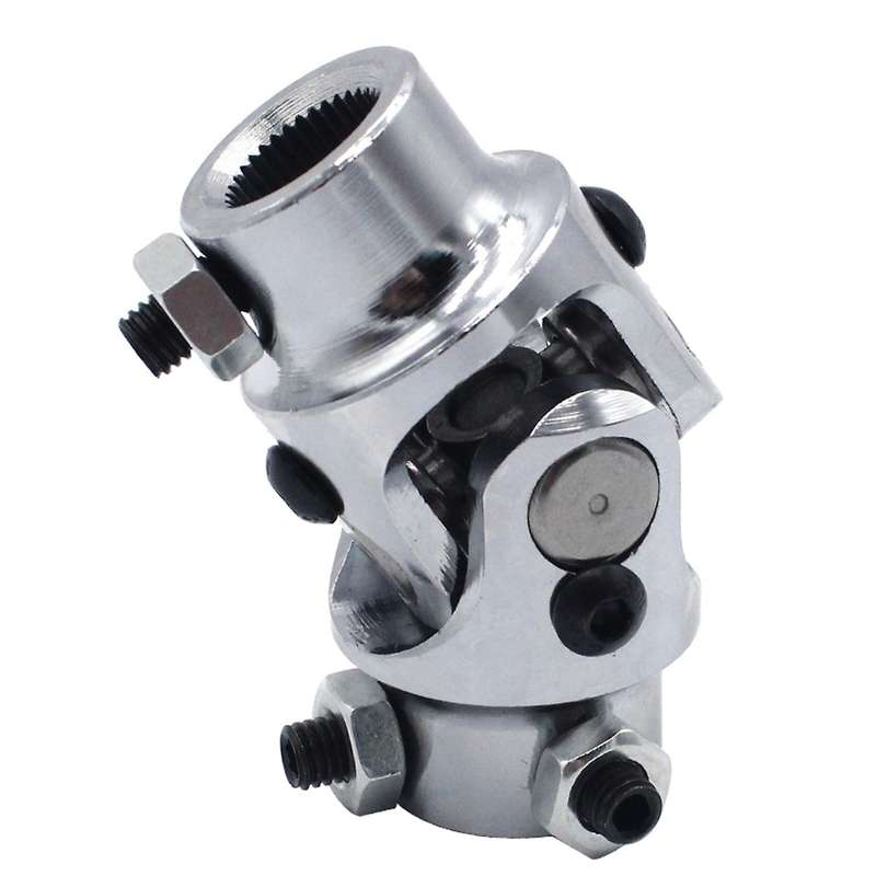 3/4-36 Spline X 3/4Inch DD Smooth Chrome Universal Steering Shaft U Joint for II Power Rack Car Acce