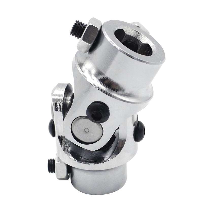 3/4-36 Spline X 3/4Inch DD Smooth Chrome Universal Steering Shaft U Joint for II Power Rack Car Acce