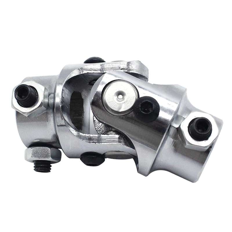 3/4-36 Spline X 3/4Inch DD Smooth Chrome Universal Steering Shaft U Joint for II Power Rack Car Acce