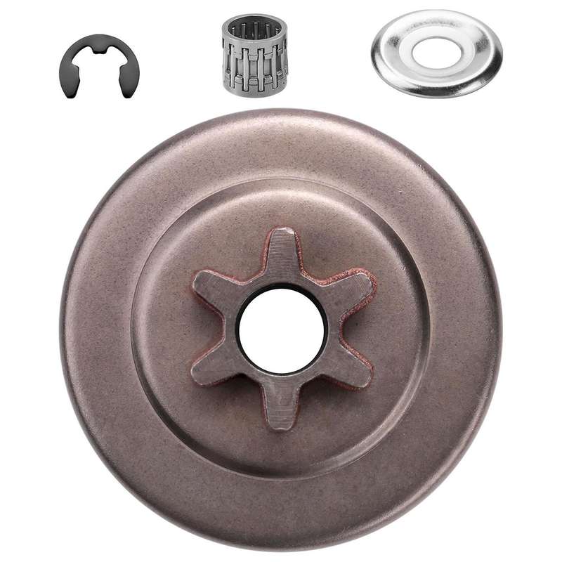 3/8 6T Clutch Drum Sprocket Washer E- Kit for Chainsaw 017 018 021 023 025 Ms170 Ms180 Ms210 Ms230
