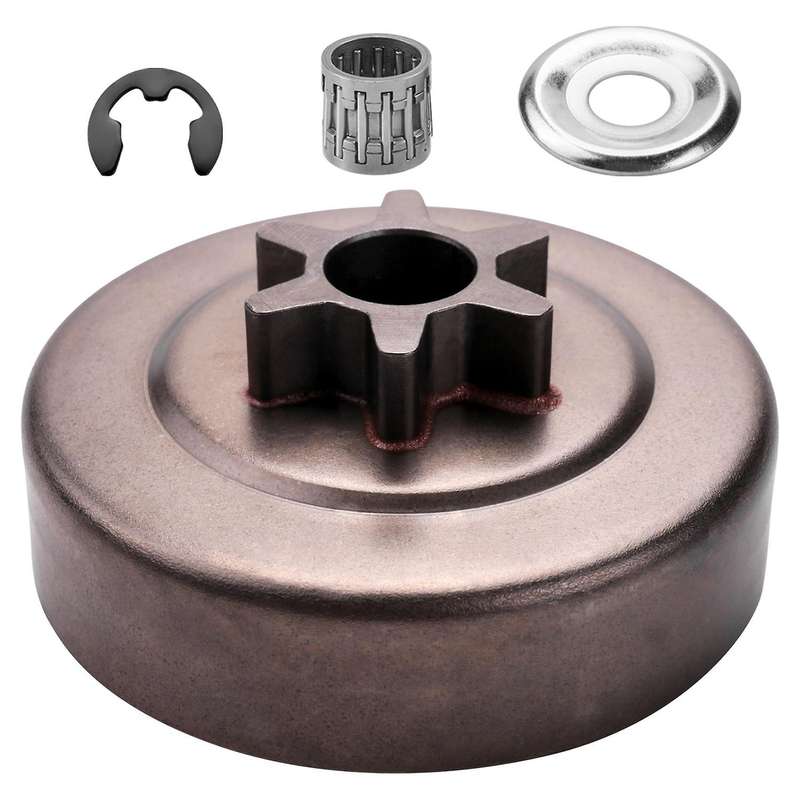 3/8 6T Clutch Drum Sprocket Washer E- Kit for Chainsaw 017 018 021 023 025 Ms170 Ms180 Ms210 Ms230
