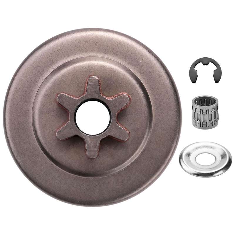 3/8 6T Clutch Drum Sprocket Washer E- Kit for Chainsaw 017 018 021 023 025 Ms170 Ms180 Ms210 Ms230