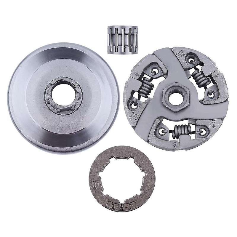 3/8-7t Clutch Drum Rim Sprocket Bearing Kit for 3120 394xp 395xp 3120xp Jonsered 2094 2095 Chainsaw