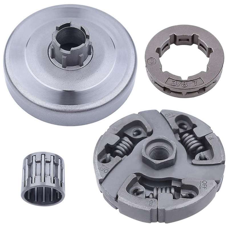 3/8-7t Clutch Drum Rim Sprocket Bearing Kit for 3120 394xp 395xp 3120xp Jonsered 2094 2095 Chainsaw