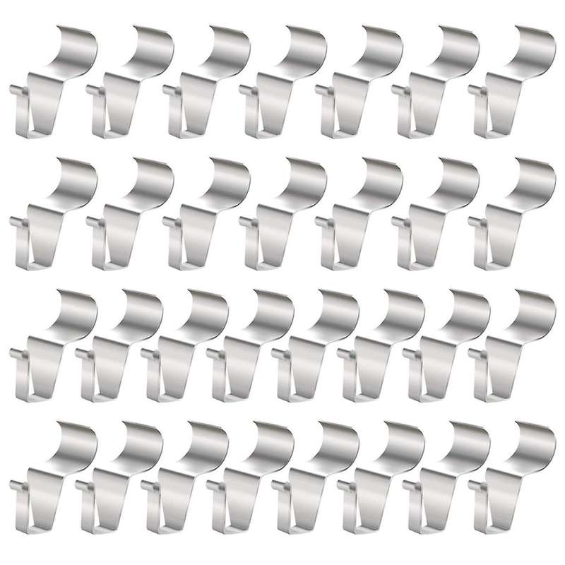 30 Pack Vinyl Siding Hook Hanger, No-Hole Needed Heavy Duty Vinyl Siding Clips for No Damage Hanging
