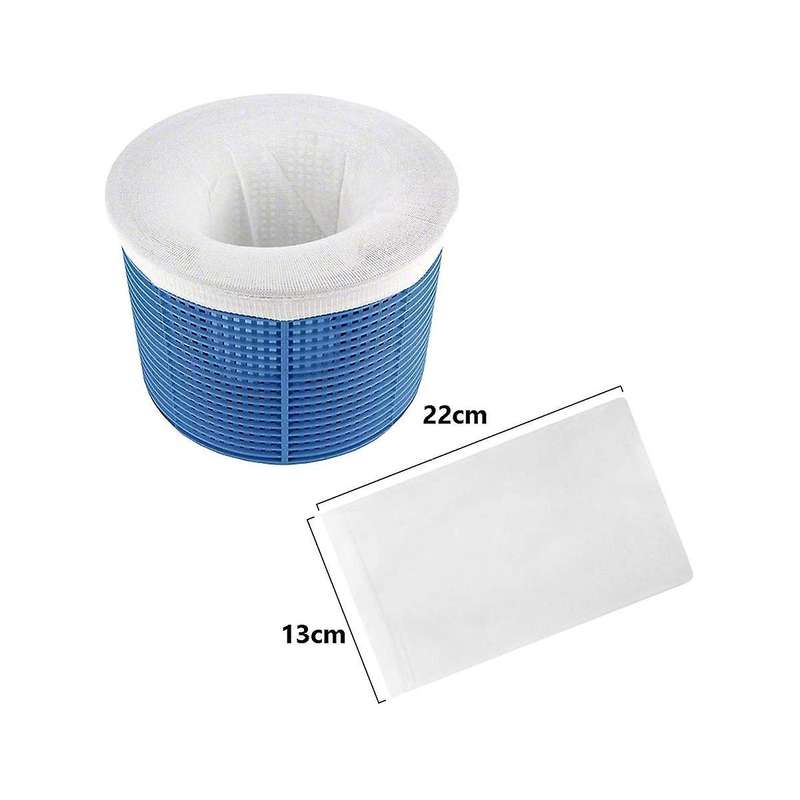30 Pack Reusable Pool Filter Basket Socks Excellent Savers for Pool Filters, Baskets and Skimmers