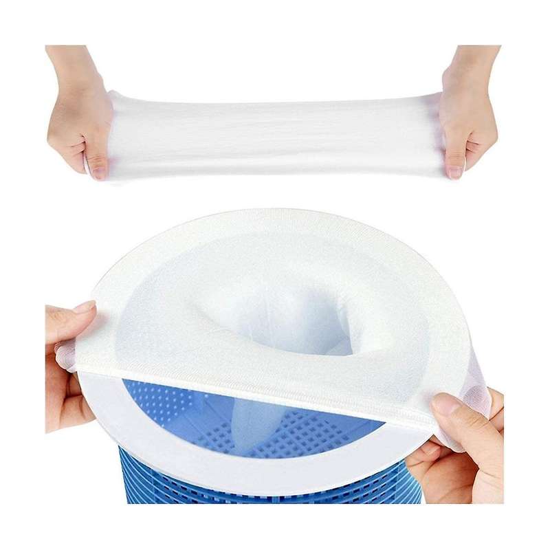 30 Pack Reusable Pool Filter Basket Socks Excellent Savers for Pool Filters, Baskets and Skimmers
