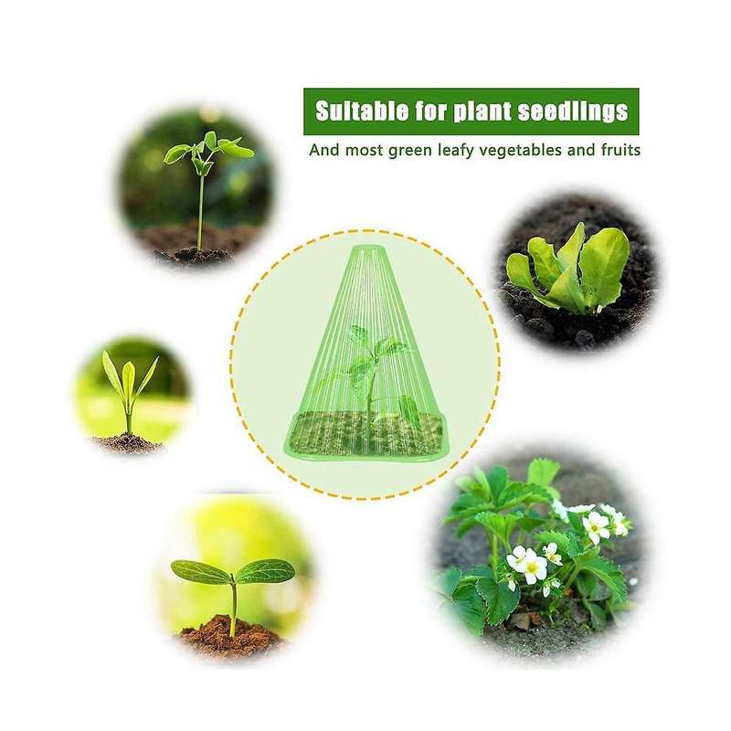 30 Pcs Garden Cloches for Plants, Reusable Bell Plant Cover, Plant Covers Protectors From Animals S