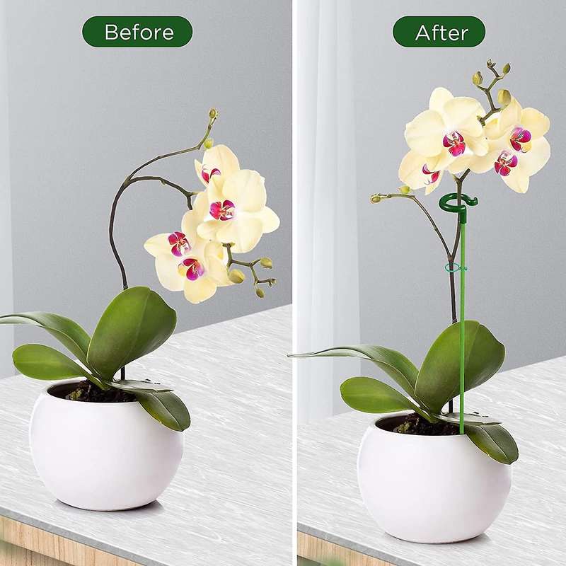 30 Pcs Plant Support Garden Flower Support with a Stem for Climbing Mesh for Vegetables, Flowers, P